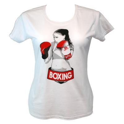T-shirt BAIL-BOXING (woman), Cotton  