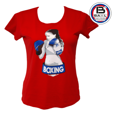 WOMANs T-shirt BAIL BOXING, Cotton  