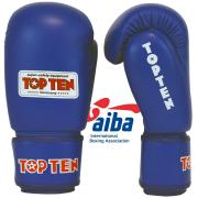 Boxerské rukavice TOP TEN - AIBA, Kůže