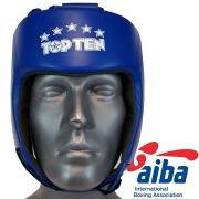 Head guard TOP TEN - AIBA, Leather 