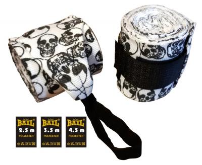 Handwraps, design SKULL, polyester