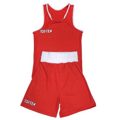 TOP TEN boxing vest and shorts, Polyester 