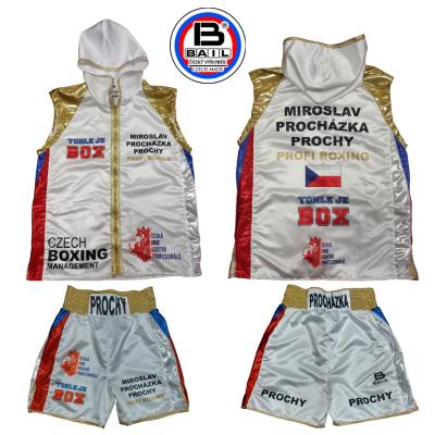 Boxing robe+shorts BAIL STANDARD, Satin