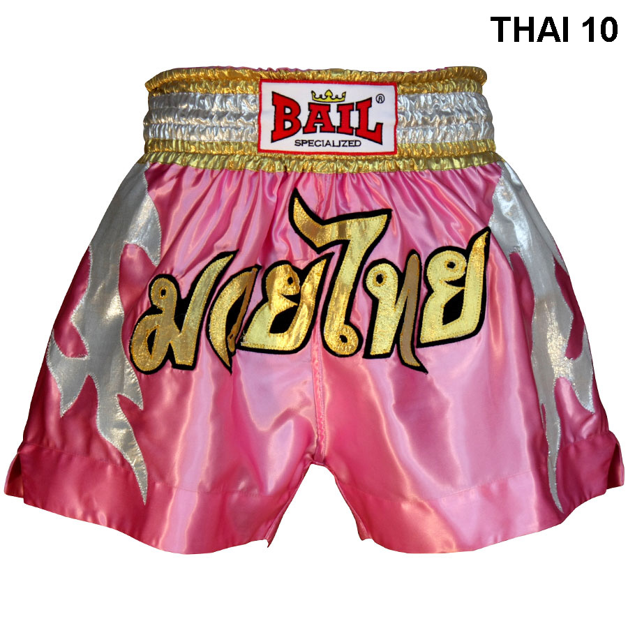 Thai boxer shorts BAILSTANDARD 10, Satin THAIBOX SHORTS MARTIAL