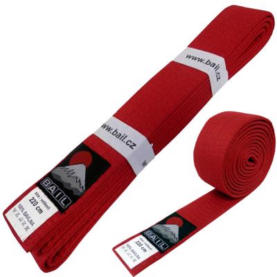 Karate belt BAIL RED, Cotton