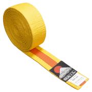 Judo belt DUO yellow/orange, cotton